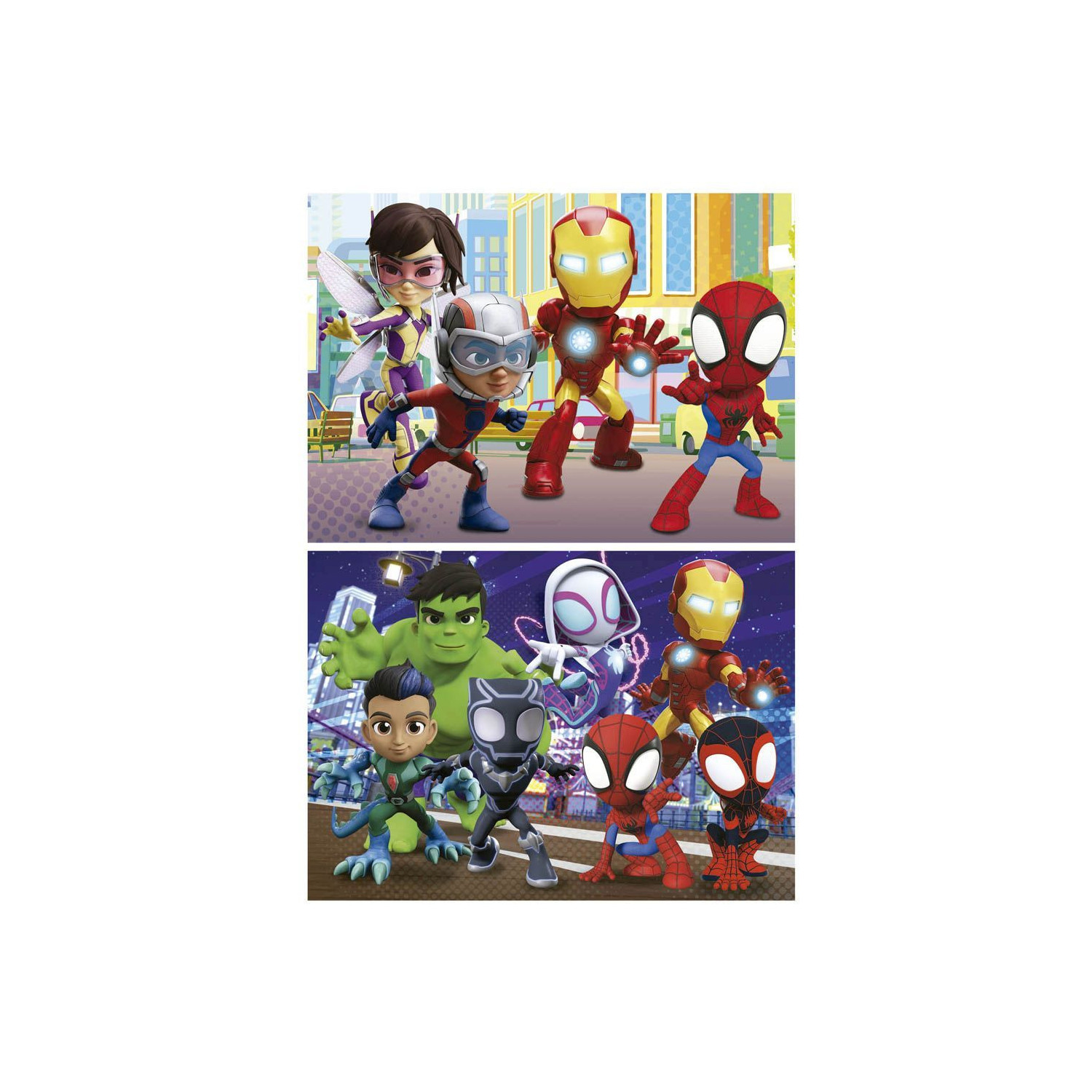 EDUCA PUZZLES 2 X 48 PIEZAS Spidey And His amazing - 19678 - Imagen 2